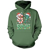HotScamp Funny Christmas Hoodie for Kids, Teens and Adults – 67 Bruh 6-7 Hooded Sweatshirt - Six Seven Slogan Festive Meme Xmas Hoody Christmas Jumper Green Age 9-11