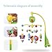 GrowthPic Musical Mobile Baby Crib Mobile with Hanging Rotating Toys and Music Box, Green