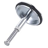 Hoement Rotary Bathroom Drainer Piston Bath Tub Plug Bathtub Drain Stopper Sturdy Easy to Clean