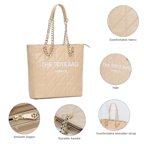 Image of Chinllo Tote Bag for Women, Medium Top Handle Handbags Purse