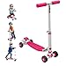 Next Sport Enfants City Scooter Fuzion 4 en 1 Enfants Taille Unique Rosa