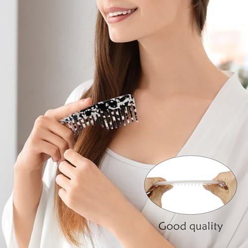 Peines de dientes anchos para desenredar cabello rizado miniatura 5