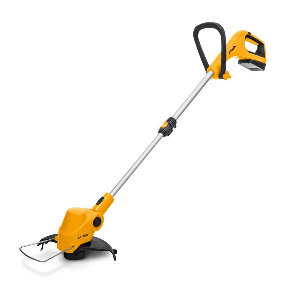 Stiga Desbrozadora a batería SGT 100e Kit, batería de 20 V 2 Ah, Cabezal Giratorio 45°