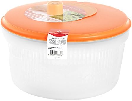 Home Salad Spinner, 26 cm, Plastic, Orange