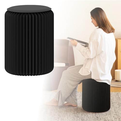 CTREVL ペーパースツール アコーディオン 椅子 折りたたみ ペーパースツール 耐荷重150kg 高さ28/35/42/52cm 組立不要 携帯便利 クッション付き 収納に便利 折りたたみ式ペーパーソファ 紙の椅子 ソファ兼用 室内外対応 アウトドアキ