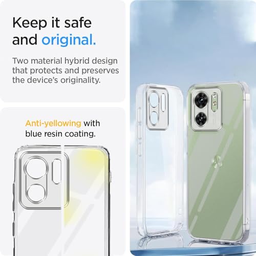 Image of Jkobi Back Case Cover for Motorola Moto Edge 40 (Silicone Clear Shockproof Case with Camera Protection | Soft and Flexible | Transparent)