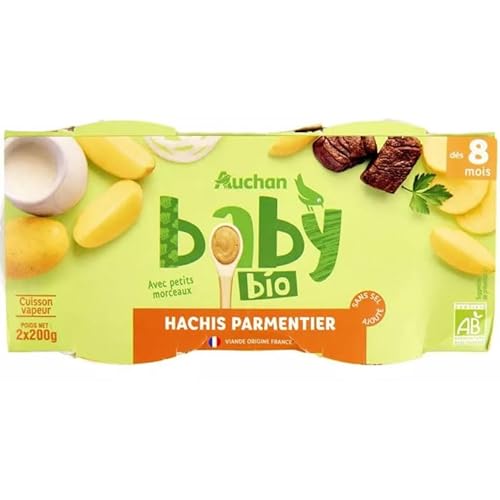 Hachis parmentier dès 8 mois bio,2 x 200 g