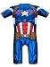 Marvel Avengers Boys' Captain America Swimsuit 4