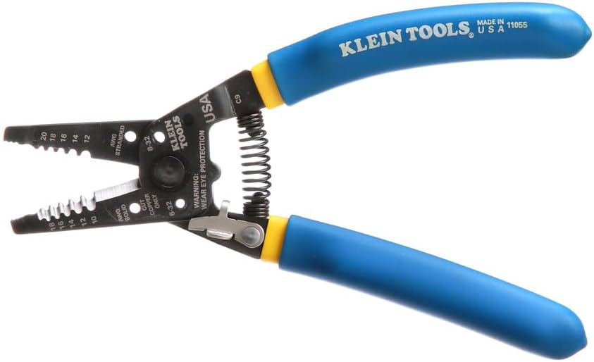 Klein Tools 80018P Tool Kit, Made in USA, Set with Wire Stripper, Screwdriver, Non-Contact Voltage Tester, GFCI Outlet Tester, Residential Tool Kit, 4-Piece