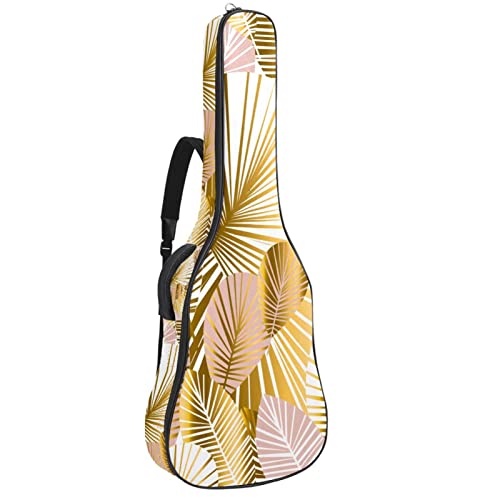 Sac à dos guitare acoustique étanche housse transport motif jungle 42.9 pouces
