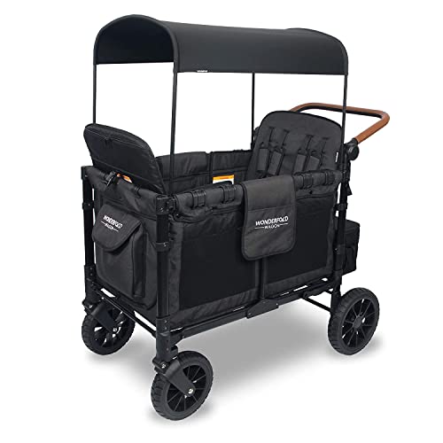 4. WONDERFOLD W4 Luxe Quad Stroller Wagon