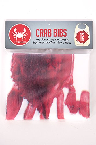 12 Pack Disposable Crab Bibs