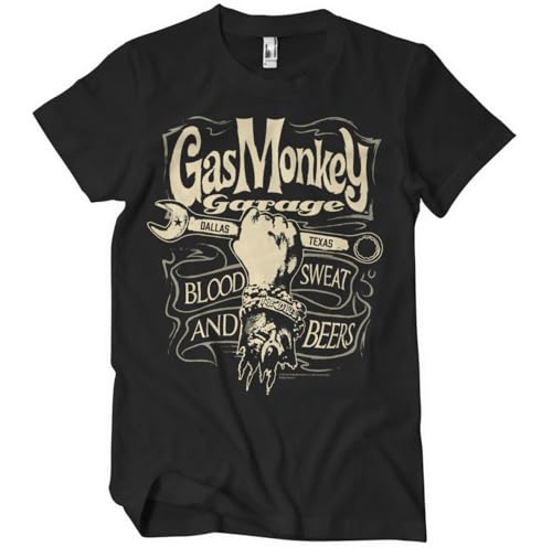 T-shirt Gas Monkey Garage maille coton résistante finitions soignées