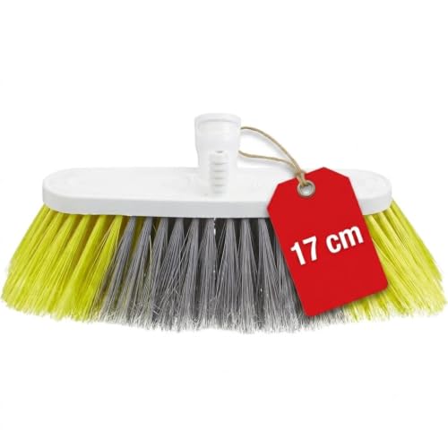 Oto Yıkama Fırça Ucu, Yumuşak Kıllı Araç Temizleme Fırçası Başlığı, Jant ve Gövde için, Universal Uyumlu, 17 cm
