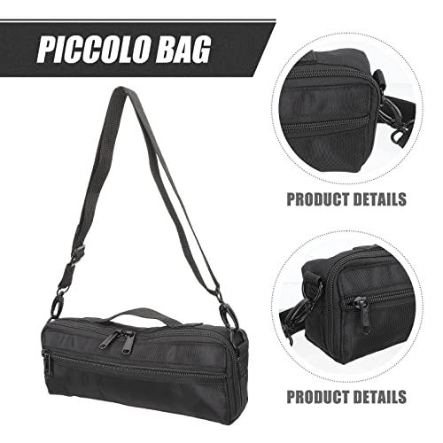 Milisten Flötenkoffer Hartschale Plüsch Piccolo Aufbewahrungstasche Wind Instrumententasche Piccolo Tragetasche Tasche Zur Aufbewahrung Von Piccoloflöten
