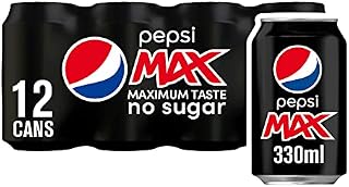 Pepsi Max Cans, 12 x 330ml