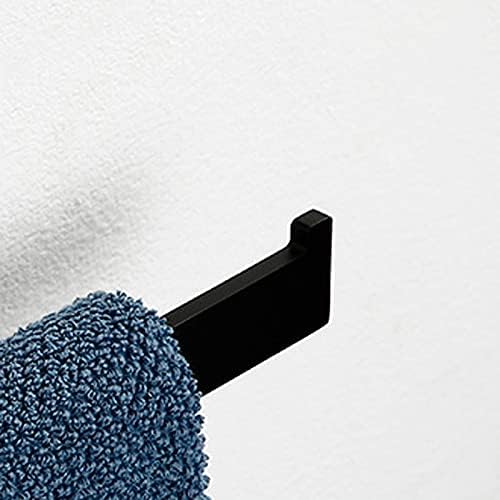 Towel Holder,Towel Ring,Towel Ring Stainless Steel Matte Black for Bathroom,Modern Simplicity,Punch-Free Installation