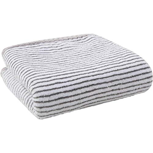 N-B Toalla antibacteriana de fibra de carbón de bambú, toalla para el rostro, de forro polar de coral, toalla para el rostro, a rayas, superabsorbente y diaria