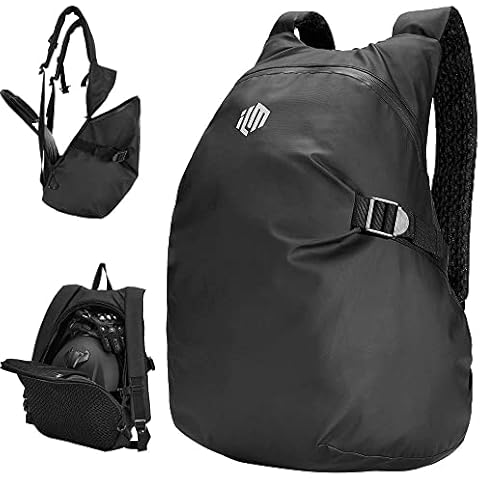 ILM Motorcycle Helmet Backpack Large Capacity Waterproof Lightweight Storage Bag with Reflective Stripe Model MB01 Cover