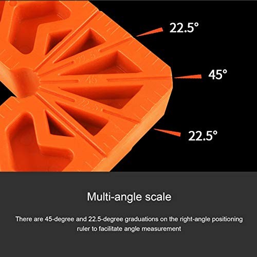 90 Degree Positioning Squares, 10Pcs 6In Multifunctional Right Angle Clamp, Durable Engineering Plastic Drop Resistance Corner Clamp, Angle Ruler Holder For Picture Frames Cabinets #TOP3