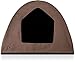 Knuffelwuff Hundehöhle Hundezelt Yucatan passend für Hundebetten, Hundematten, Hundekörbchen, Hundekissen M-L 90 x 70 x 70cm Braun