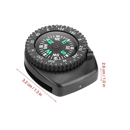 2 piezas Brújula para senderismo y supervivencia miniatura 5