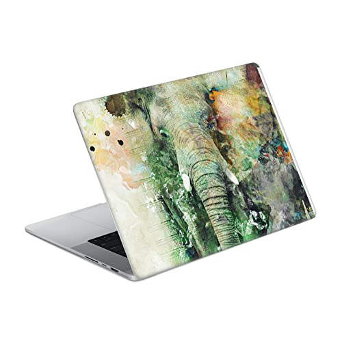 Skin MacBook Pro 16 A2485 Éléphant Riza Peker Évitez les Rayures avec ce Vinyle Adhésif