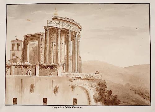 Impression Tableaux Graffiti d'Art Splendide Temple de la Sibylle 60x90