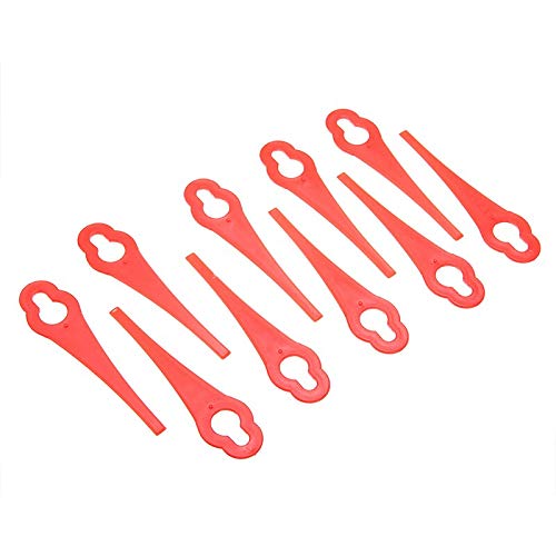 SELTOOL 10Pcs 85mm Plastic Grass Trimmer Blade Replacement Blades Lawn Mower Blades For Bosch ART26LI ART26 Garden Tools