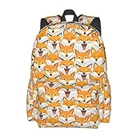Guiteinyi Fox Backpack Large Capacity Cute Kids Bag School Casual Backpacks For Children Boys Girls School College