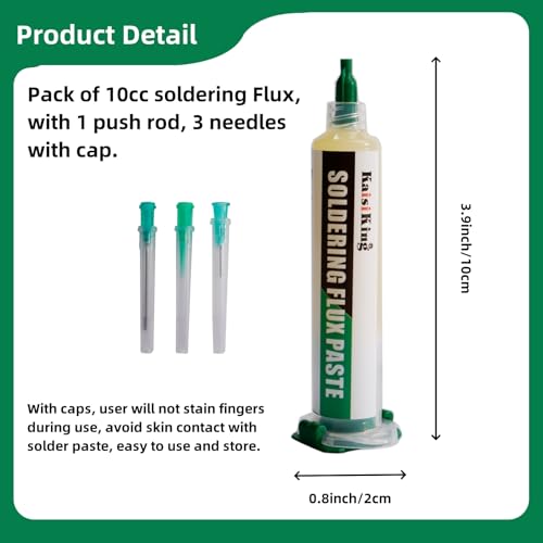 Image of 4 Pack Solder Flux for Soldering,Lead-Free Soldering Flux Paste for Electronics Soldering BGA Repairing
