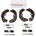 Huskey Parts Company Club Car Brake Repair Kit Including Brake Drums Brake Shoes & Spring Kit for DS G&E 95+ & Precedent 04+ Golf Cart