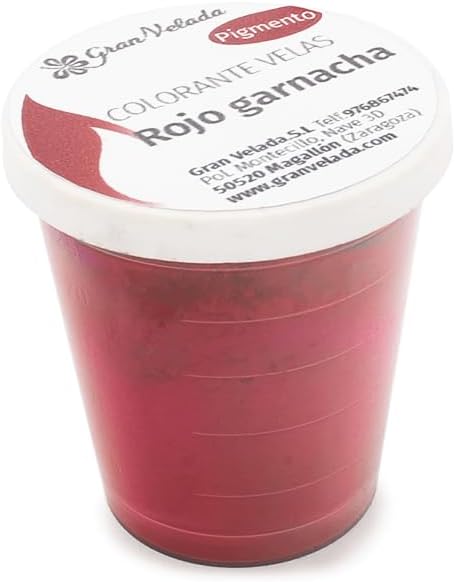 Colorante Velas Rojo Vino Garnacha Pigmento en Polvo Anti|Migraci...