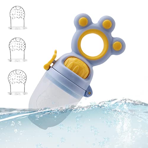 Mordedores de frutas para bebês - Chupeta de Suplemento de Comida de Bebê de Mordedor de Silicone de