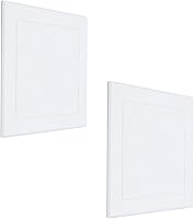 UTALIND 2 Pack 9x9 Inch ABS Plumbing Access Panels for Drywall - Hidden White Wall Covers for Pipes, Valves & Utilities