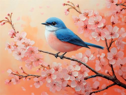 Cuadros para pintar por numeros flor y naturaleza para decorar el salon con pintura acrilica diy