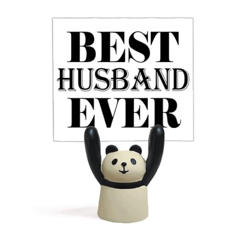 Support pour mémo panda cadeau idéal Best Husband Ever pour bureau