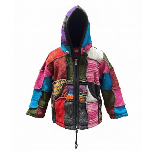 Veste en laine enfants chaude à fermeture éclair pour éviter les coups de froid
