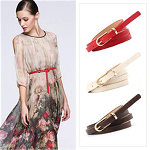 Andongnywell Women's Fashion Print Dress & Jeans Waist Belt Ladies Snakeskin Belt Snake Print Waistband2