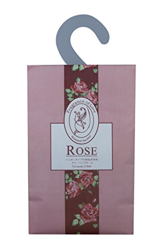 Scented Sachet with Hanger for Drawer and Closets, pack of 3 (Rose)