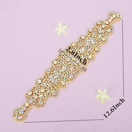 Pardecor 2025 Crystal Beaded Parties Focus Rhinestone Belts For Women Wedding Dress Belt Party Dinner Dresses Matching3