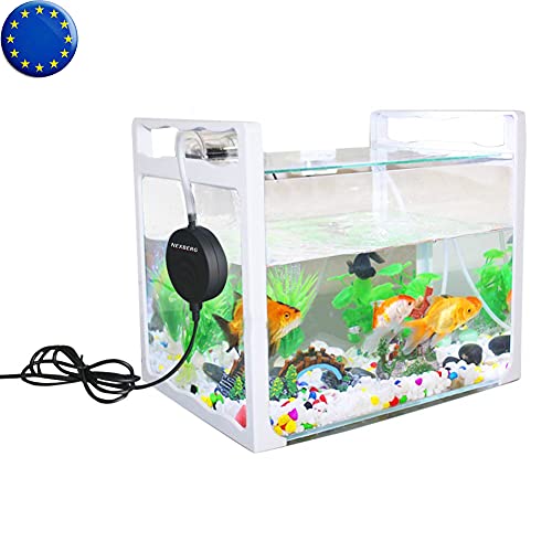 NEXBERG Aquarium Pumpe Super Leise Luftpumpe <35dB Mini Sauerstoffpumpe Luft-Pumpe für Aquarien mit bis zu 50L… - Afbeelding 7