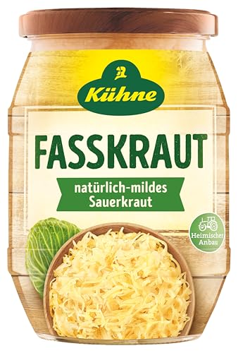 Kühne Fasskraut, natürlich mildes Sauerkraut, 720 ml
