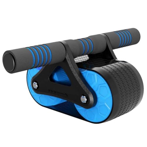 Pesfehhy Rodillo con Ruedas Elásticas para Ejercitar Abdominales, Flexiones y Ejercicios de Fitness Silenciosos.