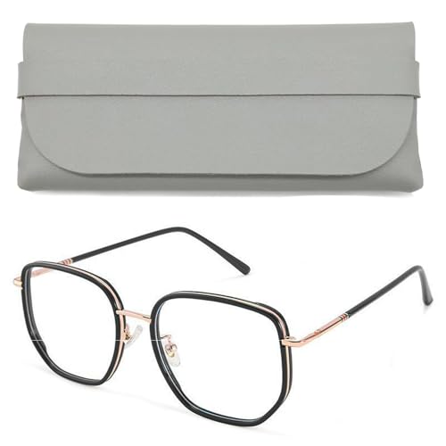 Eterspr Gafas Filtro Luz Azul Grandes, Gafas de lectura, Gafas Plegables de luz azul, para Hombre y Mujer Ordenador, Lectura, TV, Gaming