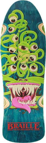 BRAILLE OLD SCHOOL MONSTER SKATE DECK-10.12x31.75