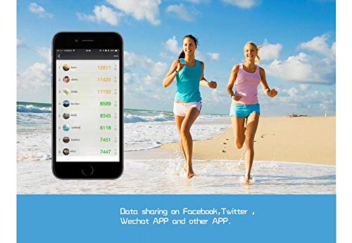 Image of Elevea { Limited This Hour with 15 Years Warranty ) Smart Fitness Band Heart Waterproof Monitor Sensor OLED Bluetooth Wristband (Multicolor)