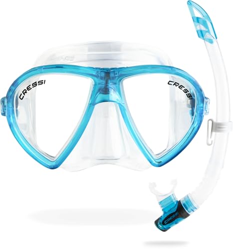 CRESSI Ocean + Gamma Combo Clear/Aquamarine -...