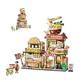 Abondamment détaillé, il présente une enseigne distinctive avec l'inscription « Nouilles aux escargots » ainsi que divers éléments décoratifs liés au plat, notamment des éléments en forme d'ingrédients.