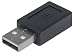 Produktbild Manhattan 354653 USB 2.0 Typ C-Buchseauf Typ A-Stecker Adapter schwarz